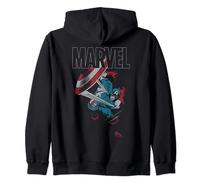 Marvel Captain America America Strike Zip Hoodie