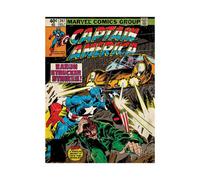 Marvel Captain America Baron Strucker Strikes Canvas Print Multicoloured (80Cm X 60Cm)