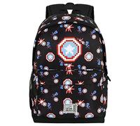 Marvel Captain America Captain Pixel-ECO Backpack 2.0, Black, 17 x 32 x 44 cm, Capacity 22.5 L
