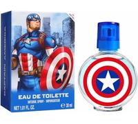 Marvel Captain America Children Eau de Toilette Natural Perfume Spray | Vegan, Cruelty-Free, Dermatologically Tested EDT Spray for Kids & Teens | Stain-Free Perfume | Safe Daily Fragrance Gift, 30ml