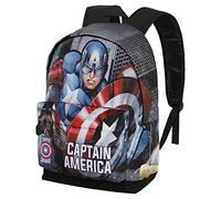 Marvel Captain America Defender-FAN HS Backpack 2.0, Multicolour, 18 x 30 x 41 cm, Capacity 22 L