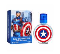 Marvel Captain America Eau de Toilette Natural Perfume Spray, Vegan and Dermatologically Tested EDT Fragrance Spray for Kids, 30ml