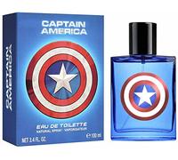 Marvel Captain America Eau de Toilette Natural Perfume Spray, Vegan and Dermatologically tested EDT Spray for Teenager, 100ml