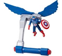 Marvel Epic Hero Series Captain America: Brave New World Flight Control Figure, Red/White/Blue