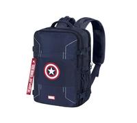 Marvel Captain America Gears-Mercury Backpack Underseat Cabin Bag 40x20x25cm, Blue, Capacity 20 L