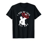 Marvel Captain America I Can Do This All Day SIlhouette T-Shirt