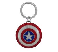 Marvel Captain America Movie Metal Shield Keychain Grey