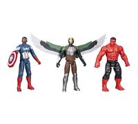 Marvel Captain America Pack of 3 Titan Hero Playsets