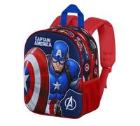Marvel Captain America Patriot-Elite 3D Backpack, Multicolour, 25 x 30 cm, Capacity 7 L
