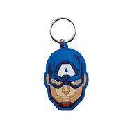 Marvel Captain America Rubber 6cm Keychain Keyring