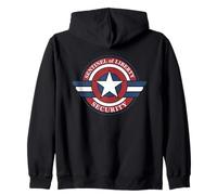 Marvel Captain America Sentinel of Liberty Security Logo Zip Hoodie