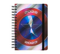 Marvel Captain America Shield 22/23 A5 Academic Week To View 12 Months Diary