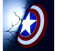 Marvel Captain America Shield 3D Wall Light