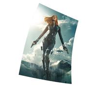 Marvel Captain America The Winter Soldier Black Widow (Scarlett Johansson) Textless Movie Poster print Size 11 x 17 Inches (28 cm x 43 cm) (280mm x 430mm) Gift Decorative Print Wall
