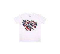 Marvel Captain America Torn Cotton T-Shirt White Captain America White 9-10 Years