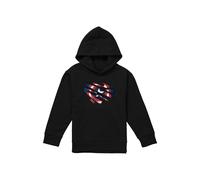 Marvel Captain America Torn Youth Kids Pull-Over Hoodie, Black | Size: 7-8 Years Marvel Black 7-8 Years