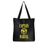 Marvel Captain BWMAVLSBB012 Unisex Tote, Black, Size 38 x 42 cm, Black, 38 X 42 CM, Utility