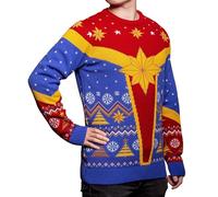 Marvel: Captain Marvel Knitted Christmas Sweater (Large)