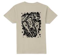Marvel Captain Marvel Linocut Unisex T-Shirt - Cream - XXL
