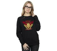 Marvel Captain Protector Of The Skies Sweatshirt In Black Black S