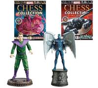 Marvel Chess Figurine Collection Magazine #32 Molecule Man - (Black Pawn) and #33 Archangel - (White Knight) by Eaglemoss Publications