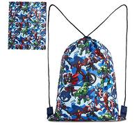 Marvel Children's Small Backpack with Drawstring for Sports, School, Swimming Pool