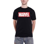 Marvel Classic Box Logo T Shirt In Black Black L
