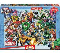 Marvel Collage of Heroes 1000 Piece Jigsaw Puzzles Disney Cartoon Kids Puzzle