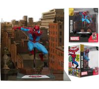 Mcfarlane Toys Marvel Collection Pvc Statue 1/10 Spider-man & Scene Gold Label The Amazing Spider-man 68 Figure 15 Cm