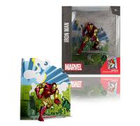McFarlane Marvel Iron Man 1:10th Scale Posed Figure with Scene (The Invincible Iron Man #126) Toys