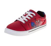 Marvel Comic Superhero Trainers Spiderman Shoes Boys Hero Sneakers Sizes 11-13 Little Kid 1-4 Big Kid, Red Excursion Plain Getaway Solids, 12 Little Kid