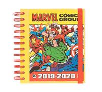 Marvel Comics 2019-2020 Academic Diary, Organiser, Calendar, Agenda. One Day To Page Twin Wire Spiral Binding Mid Year Student Daily Planner. Runs From September 2019 Until June 2020 - 10 Months.