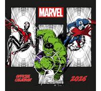 2026 CALENDAR MARVEL COMICS MONTH TO VIEW SQUARE WALL CALENDAR OFFICIAL PRODUCT