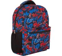 Marvel Comics Allover School Backpack - Avengers, Spiderman, Captain America, Iron Man, Hulk - Bookbag for Boys & Girls