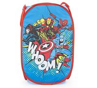 Marvel Comics Avengers Whoom 80L Pop-Up Laundry Basket - Hamper for Clothes or Toys
