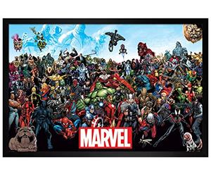 Marvel Comics Black Wooden Framed Marvel Universe Maxi Poster 61x91.5cm