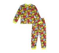 Marvel Comics Boys Pyjamas | Boys Long Pyjamas PJ Set | Incredible Hulk, Spider-Man, Captain America, Iron Man Pjs 9-10 Years Green