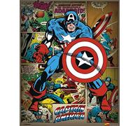 Marvel Comics - Captain America (Retro) Collections Mini Poster Print, 41x51 cm