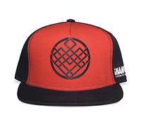 Marvel Comics Crest Logo Baseball Cap, Black/Red, Adjustable