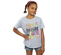 Marvel Comics Girls Girls Rule T-Shirt Sport Grey 9-11 Years