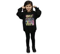 Marvel Comics Girl's Rule Sweatshirt in Black | Size: 5-6 Years Marvel Comics Black 5-6 Years