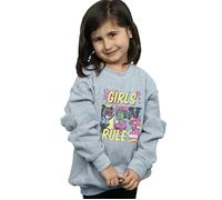Marvel Comics Girl's Rule Sweatshirt in Grey | Size: 12-13 Years Marvel Comics Grey 12-13 Years