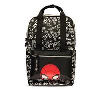 Marvel Comics Graffiti All-over Print Backpack Unisex - Black (BP188688MVL)