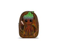 MARVEL COMICS Guardians of the Galaxy 3D Baby Groot Patch Shiny Mini Backpack