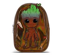 MARVEL COMICS Guardians of the Galaxy 3D Baby Groot Patch Shiny Mini Backpack (MP738754IAG)