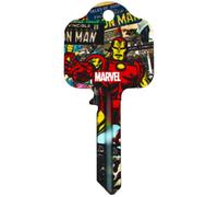 Marvel Comics House Key - IRON MAN - UL2 fits 99% of doors