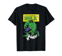 Marvel Comics Hulk Krunch T-Shirt, Men, Black, 5X-Large