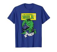 Marvel Comics Hulk Krunch T-Shirt, Men, Royal Blue, X-Large