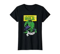 Marvel Comics Hulk Krunch T-Shirt, Women, Black, X-Large