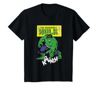 Marvel Comics Hulk Krunch T-Shirt, Youth, Black, 2T